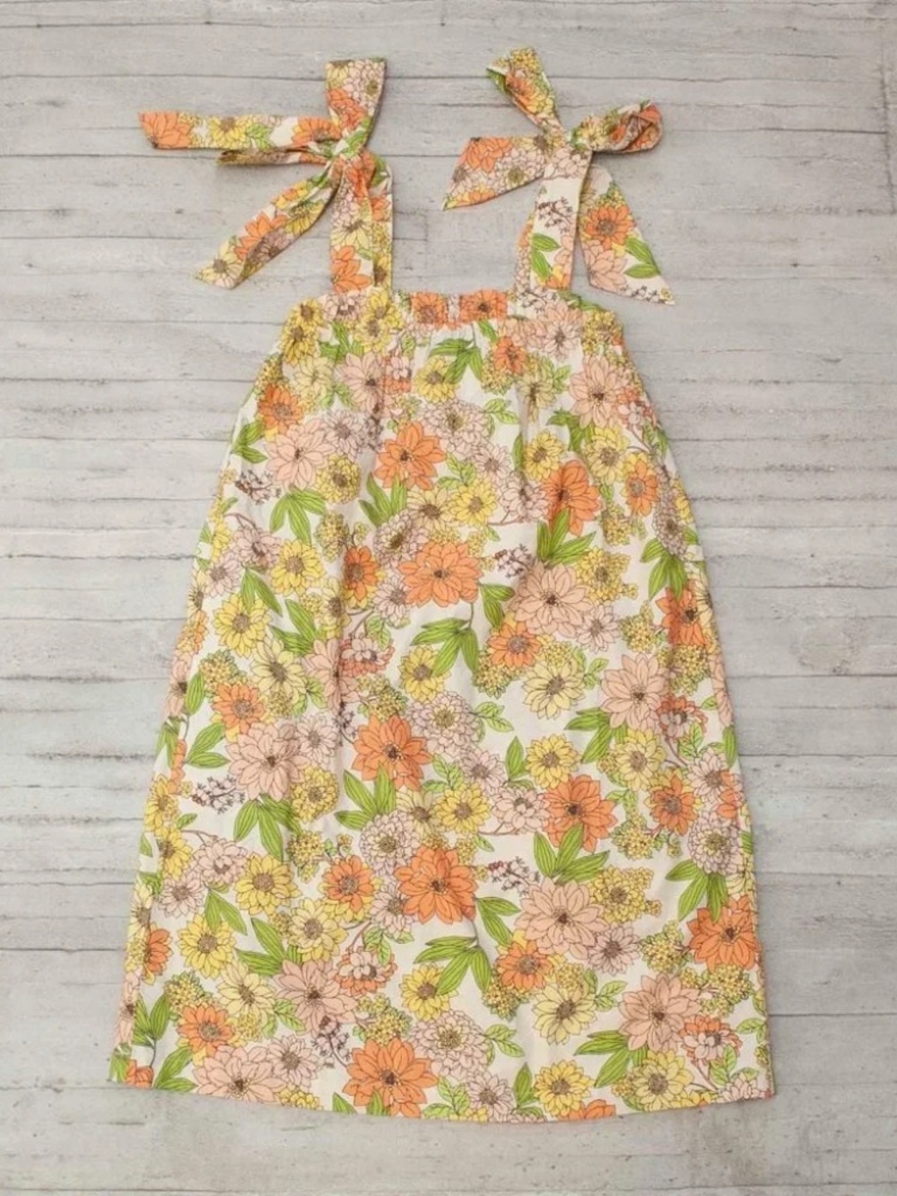 J. Crew Tie-shoulder Floral Dress